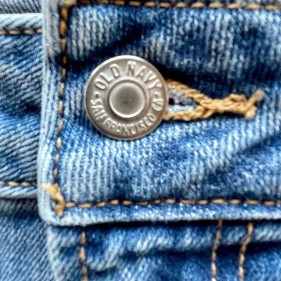 Old Navy OG Blue High Waisted Side Split Ankle Jeans Plus Size 20. EUC - Picture 6 of 15